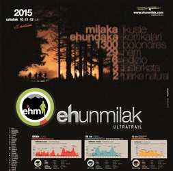 Ehunmilak 2015 Cartel oficial carreras 42k 88k 168k