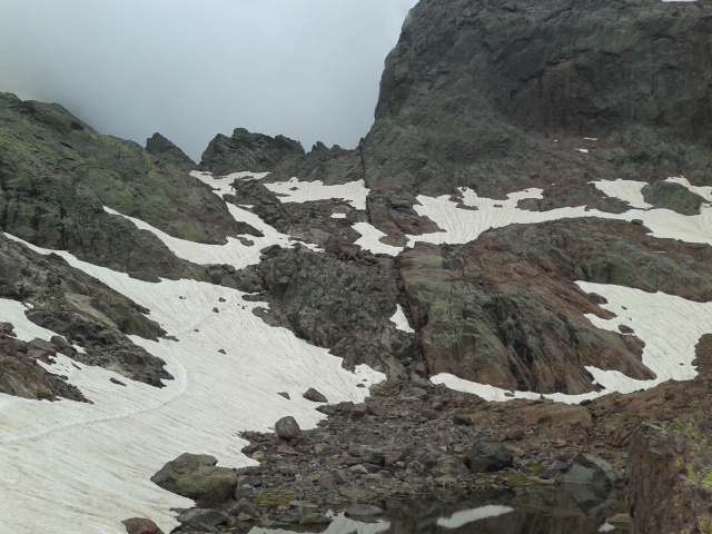 Looking back at the crest