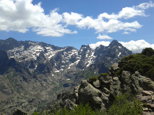 Looking east from Haut Asco