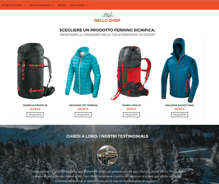 Ferrino_website 1