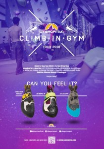 climbing in gym